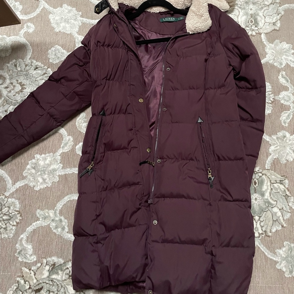 Ralph Lauren plum colored jacket